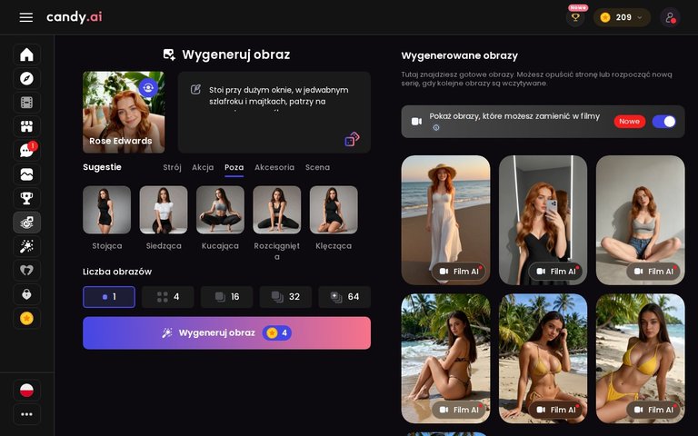 Generator obrazów Candy AI