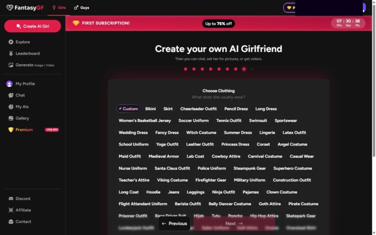 Kreator FantasyGF etap 7 Relationship