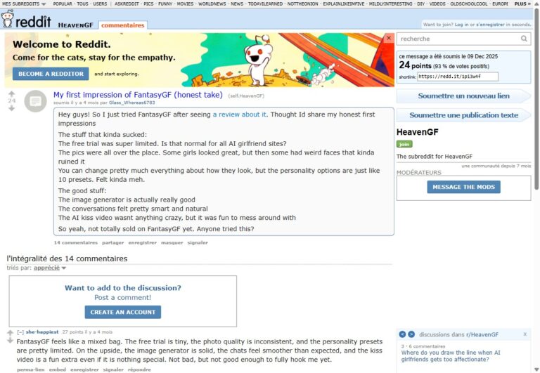 Wątek Reddit r HeavenGF My first impression of FantasyGF