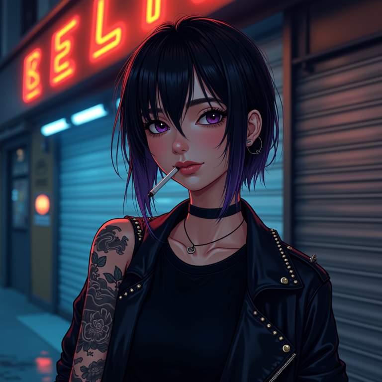 Wygenerowany portret Tomoko z fal.ai flux